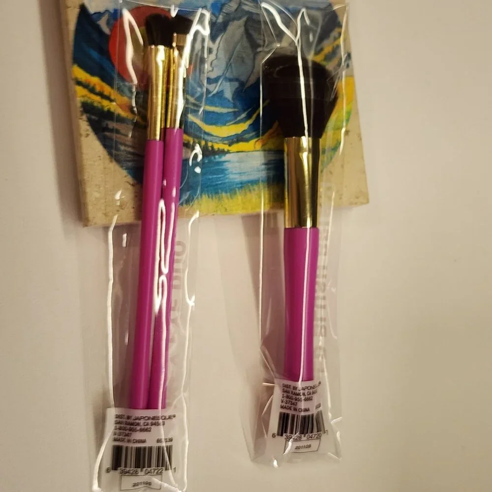 SEALED Japonesque Smokey Eye Duo & Angled Blush Brush - 3pc Bundle
